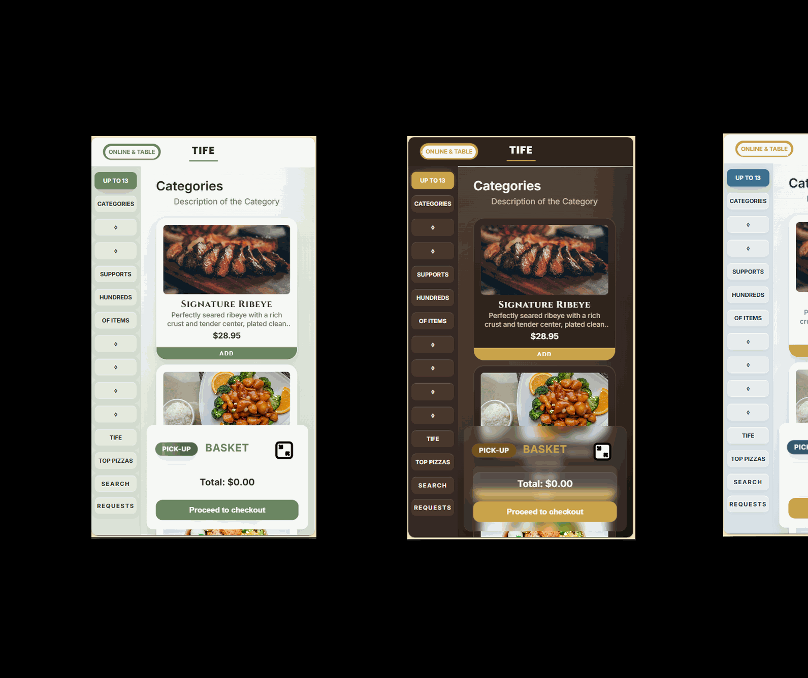 Tife dashboard preview